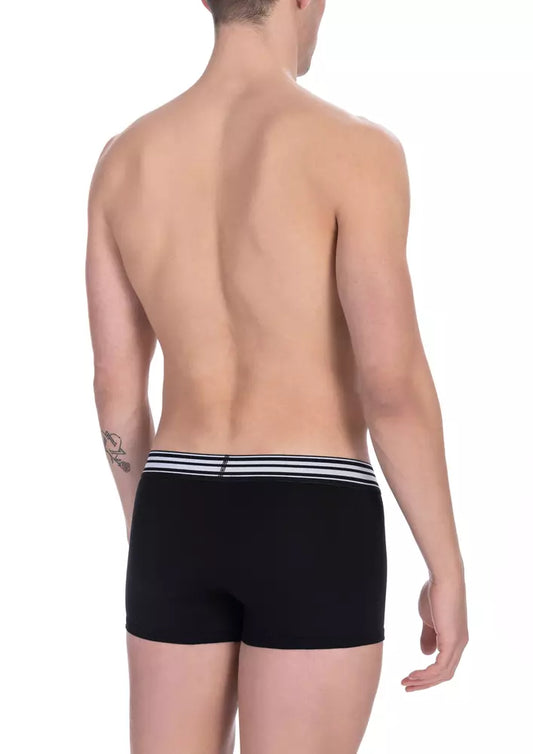 Black Cotton Men Trunk - SEHABRANDS