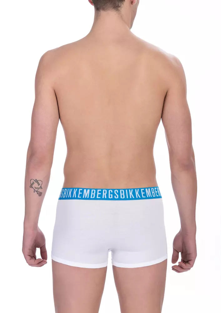 White Cotton Men Trunk - SEHABRANDS