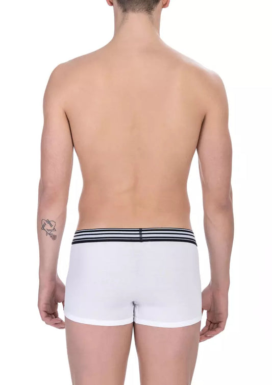 White Cotton Men Underwear Trunk Pack - SEHABRANDS