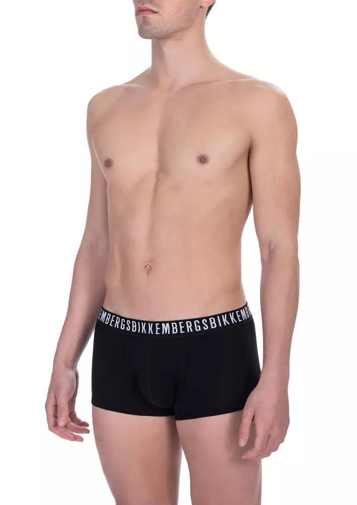 Black Cotton Men's Trunk - SEHABRANDS