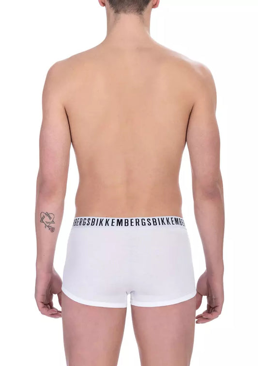 White Cotton Men Underwear Trunk Pack - SEHABRANDS