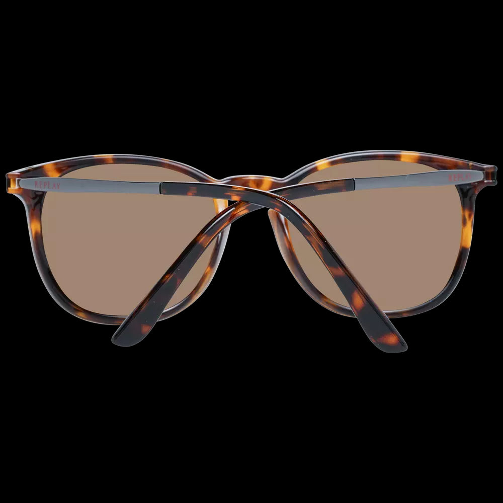 Replay Brown Unisex Sunglasses