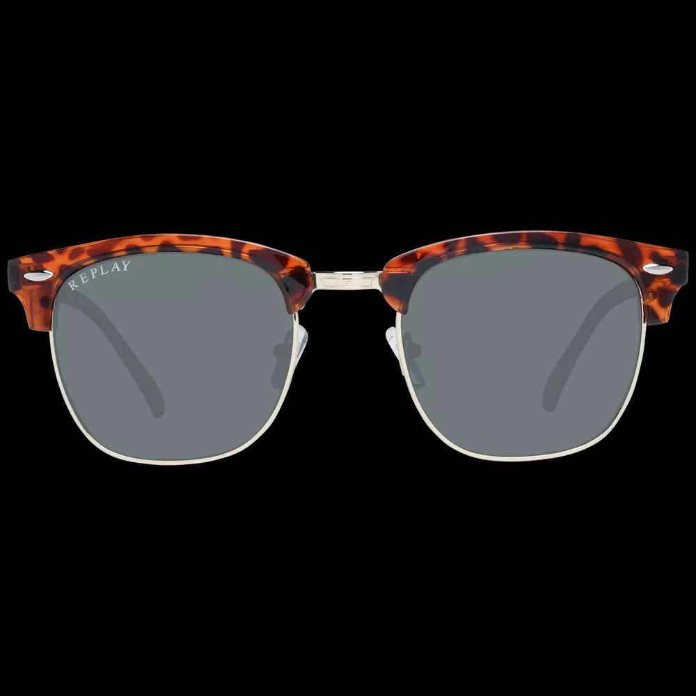 Replay Brown Unisex Sunglasses