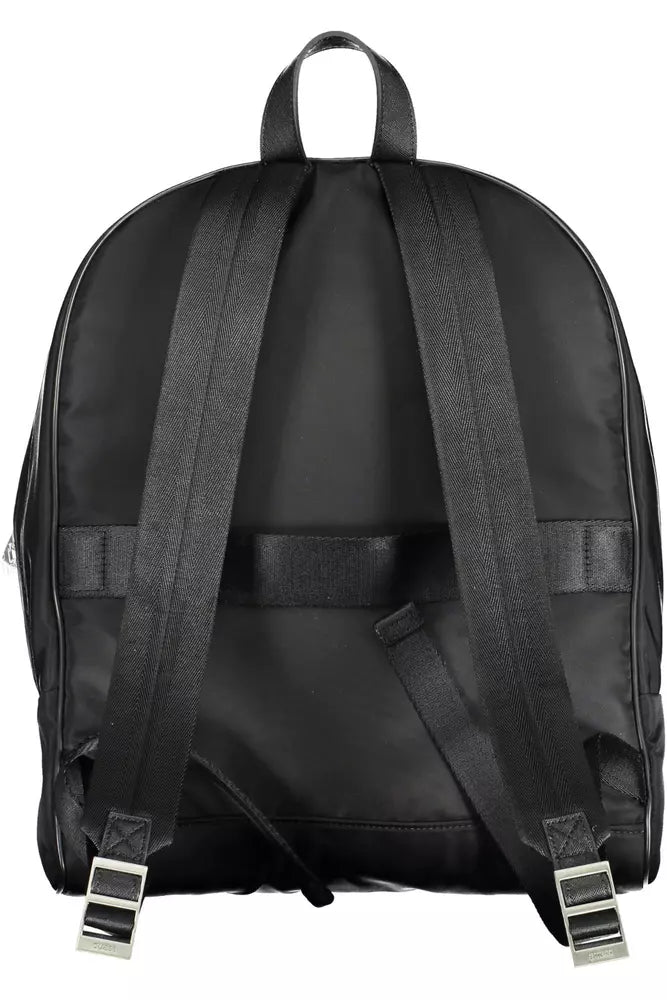 Black Polyamide Men Backpack - SEHABRANDS