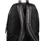 Black Polyester Men Backpack - SEHABRANDS