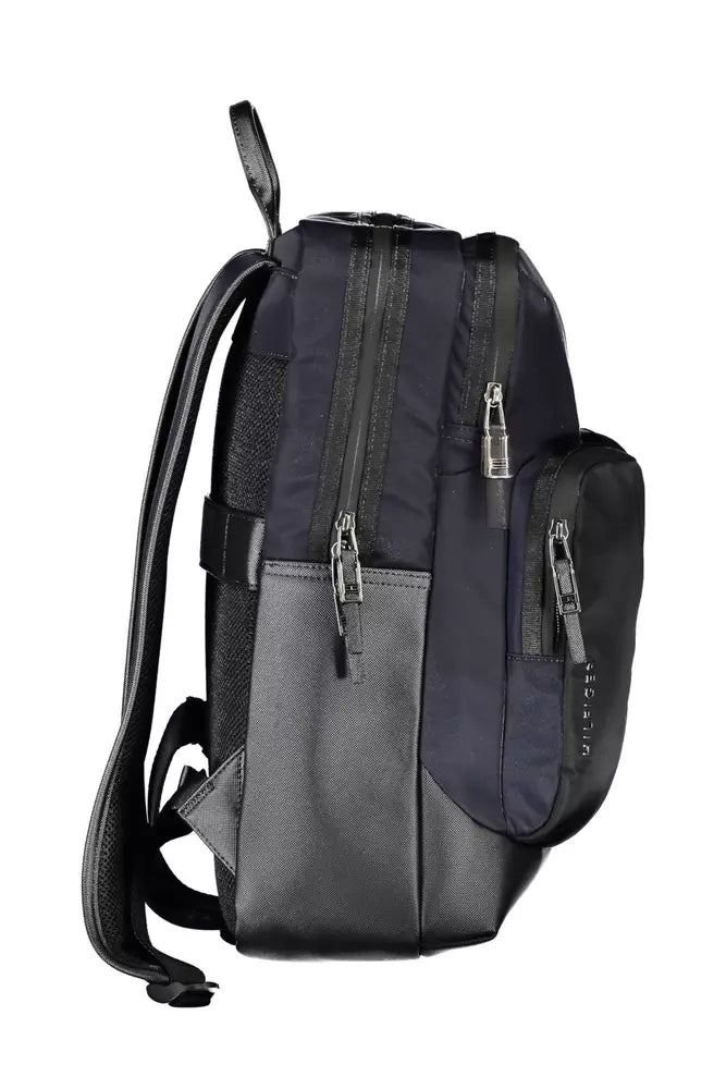 Blue Polyethylene Men Backpack - SEHABRANDS