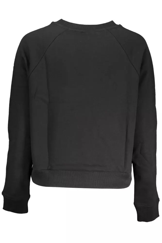 Black Cotton Women Sweater - SEHABRANDS