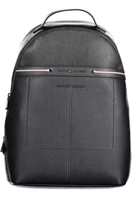 Black Polyethylene Men Backpack - SEHABRANDS