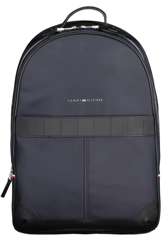 Blue Polyester Men Backpack - SEHABRANDS