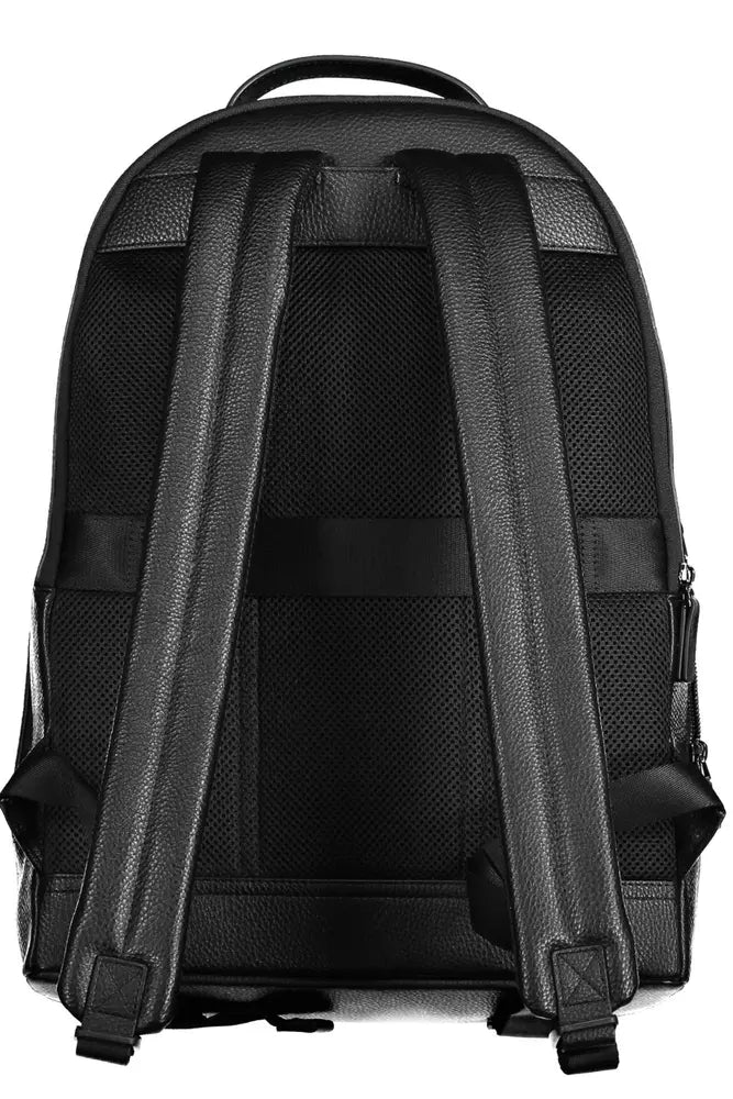 Black Polyethylene Men Backpack - SEHABRANDS