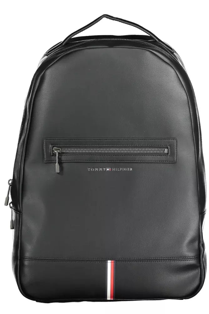 Black Polyethylene Men Backpack - SEHABRANDS