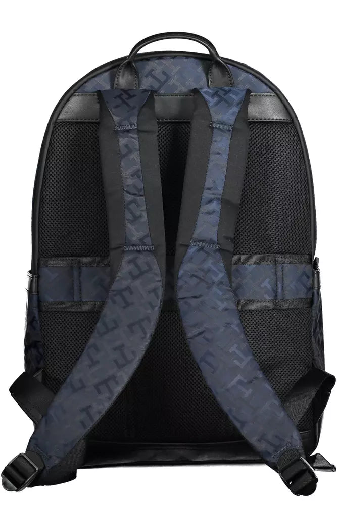 Blue Polyester Men Backpack - SEHABRANDS