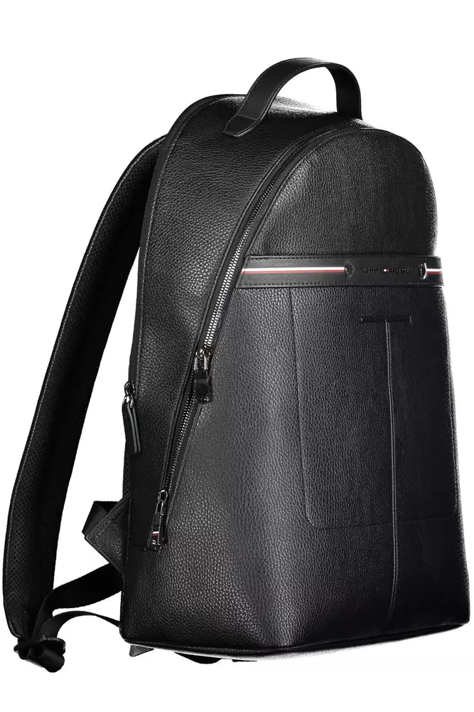 Black Polyethylene Men Backpack - SEHABRANDS