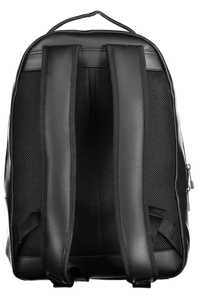 Black Polyethylene Men Backpack - SEHABRANDS