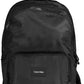 Black Polyester Men Backpack - SEHABRANDS