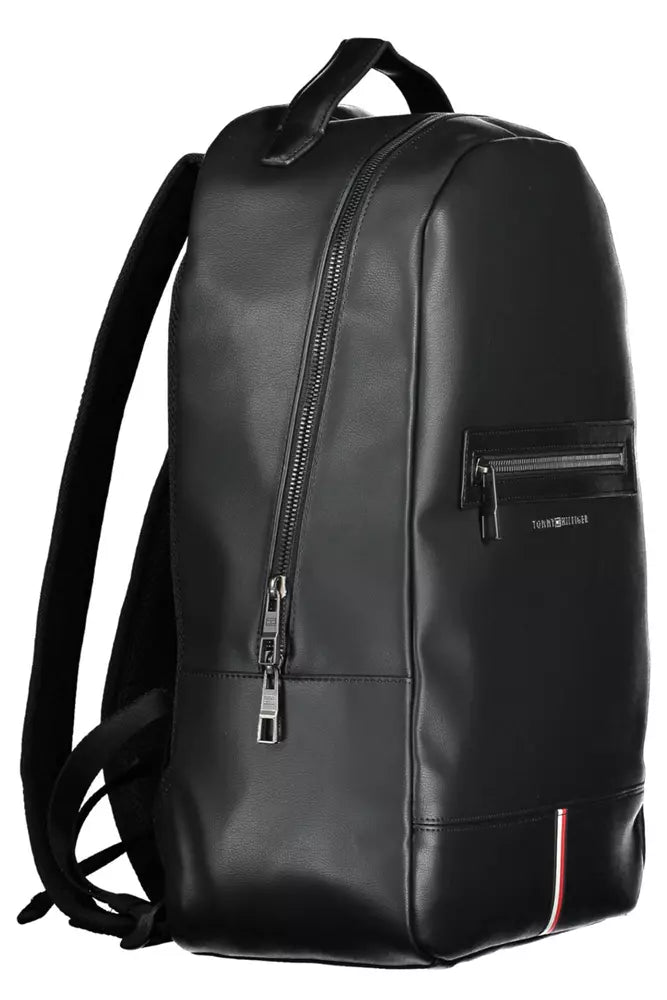 Black Polyethylene Men Backpack - SEHABRANDS