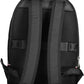 Black Polyester Men Backpack - SEHABRANDS