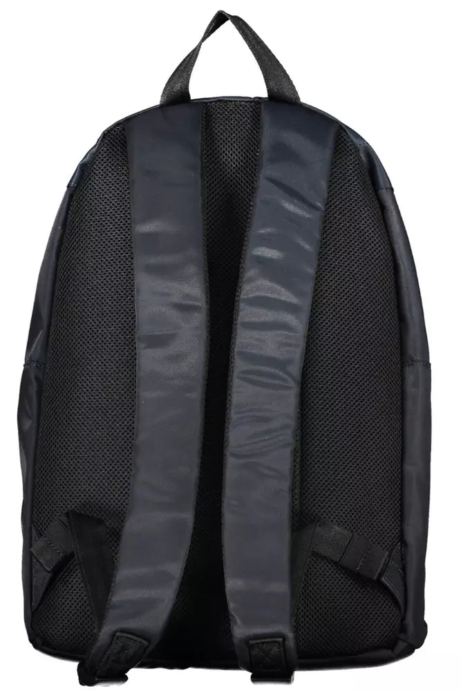 Blue Polyester Men Backpack - SEHABRANDS