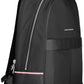 Black Polyester Men Backpack - SEHABRANDS