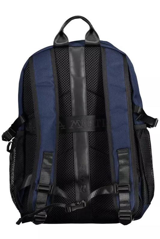 Blue Polyester Men Backpack - SEHABRANDS