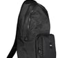 Black Polyester Men Backpack - SEHABRANDS