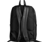 Black Polyester Men Backpack - SEHABRANDS