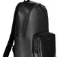 Black Polyester Men Backpack - SEHABRANDS