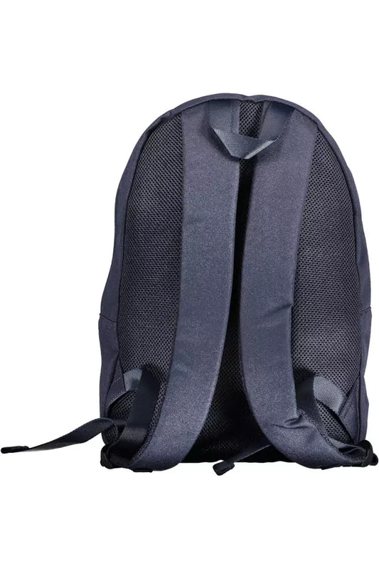 Blue Polyester Men Backpack - SEHABRANDS