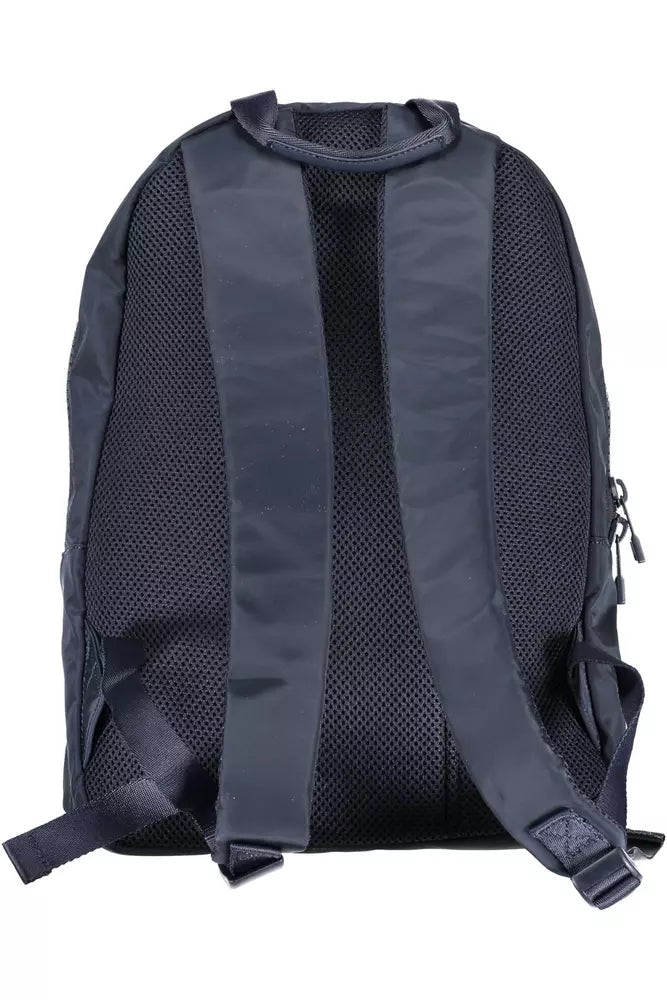 Blue Polyester Men Backpack - SEHABRANDS