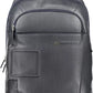 Blue Leather Men Backpack - SEHABRANDS