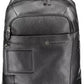 Black Leather Men Backpack - SEHABRANDS