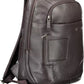 Brown Leather Men Backpack - SEHABRANDS