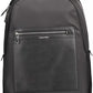 Black Polyester Men Backpack - SEHABRANDS