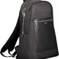 Black Polyester Men Backpack - SEHABRANDS