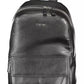 Black Polyester Men Backpack - SEHABRANDS