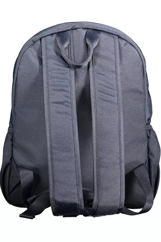 Blue Polyester Men Backpack - SEHABRANDS