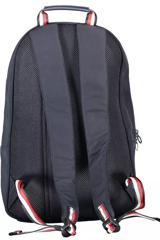 Blue Polyester Men Backpack - SEHABRANDS