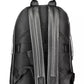 Black Polyester Men Backpack - SEHABRANDS