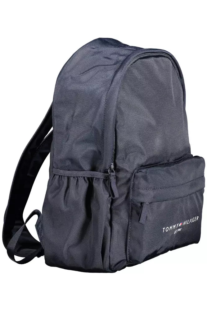 Blue Polyester Men Backpack - SEHABRANDS