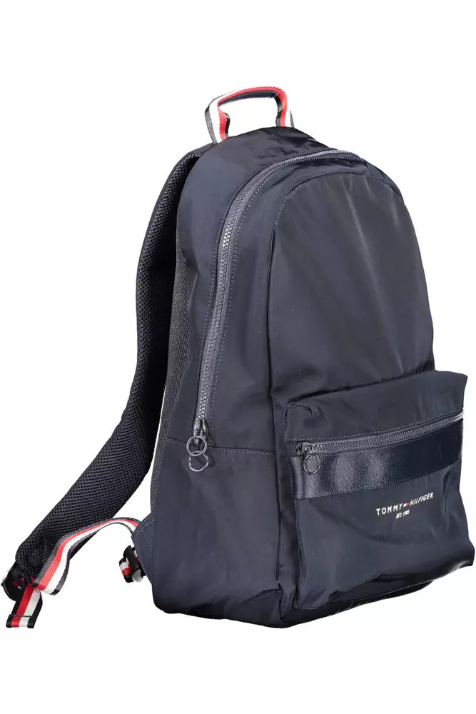 Blue Polyester Men Backpack - SEHABRANDS