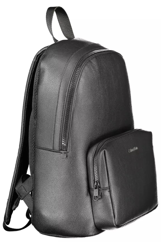 Black Polyethylene Men Backpack - SEHABRANDS