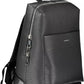 Black Polyester Men Backpack - SEHABRANDS