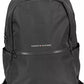 Black Polyester Men Backpack - SEHABRANDS