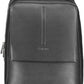 Black Polyester Men Backpack - SEHABRANDS