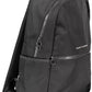 Black Polyester Men Backpack - SEHABRANDS