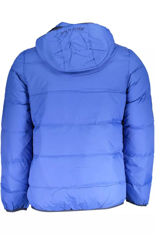 Blue Polyamide Men's Jacket - SEHABRANDS