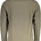 Green Cotton Men Sweater - SEHABRANDS