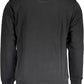 Black Cotton Men Sweater - SEHABRANDS