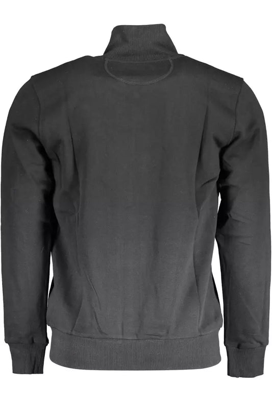 Black Cotton Men Sweater - SEHABRANDS