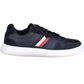 Blue Leather Men Sneaker - SEHABRANDS